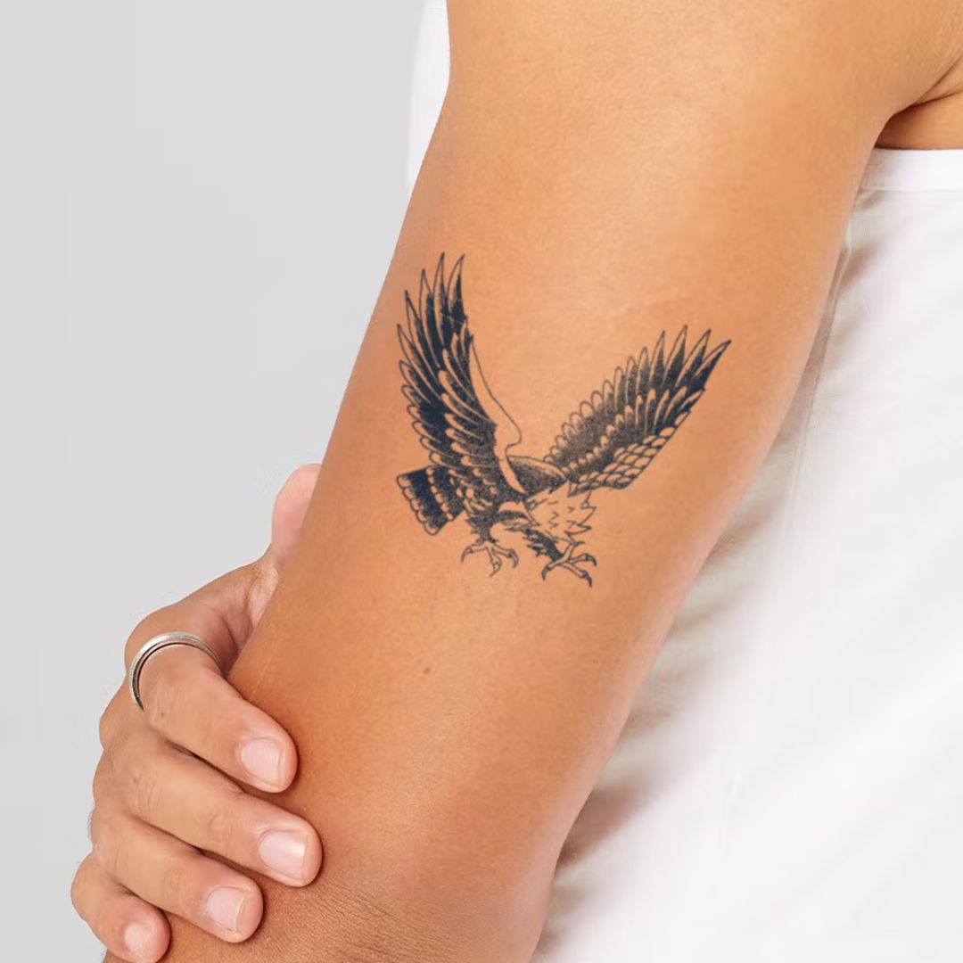 Eagle tattoos - Temporalis