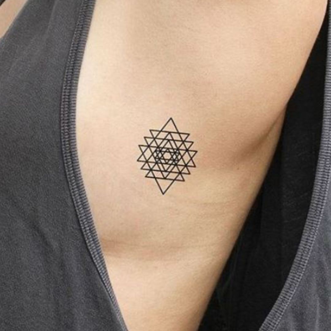 Geometric tattoos - Temporalis