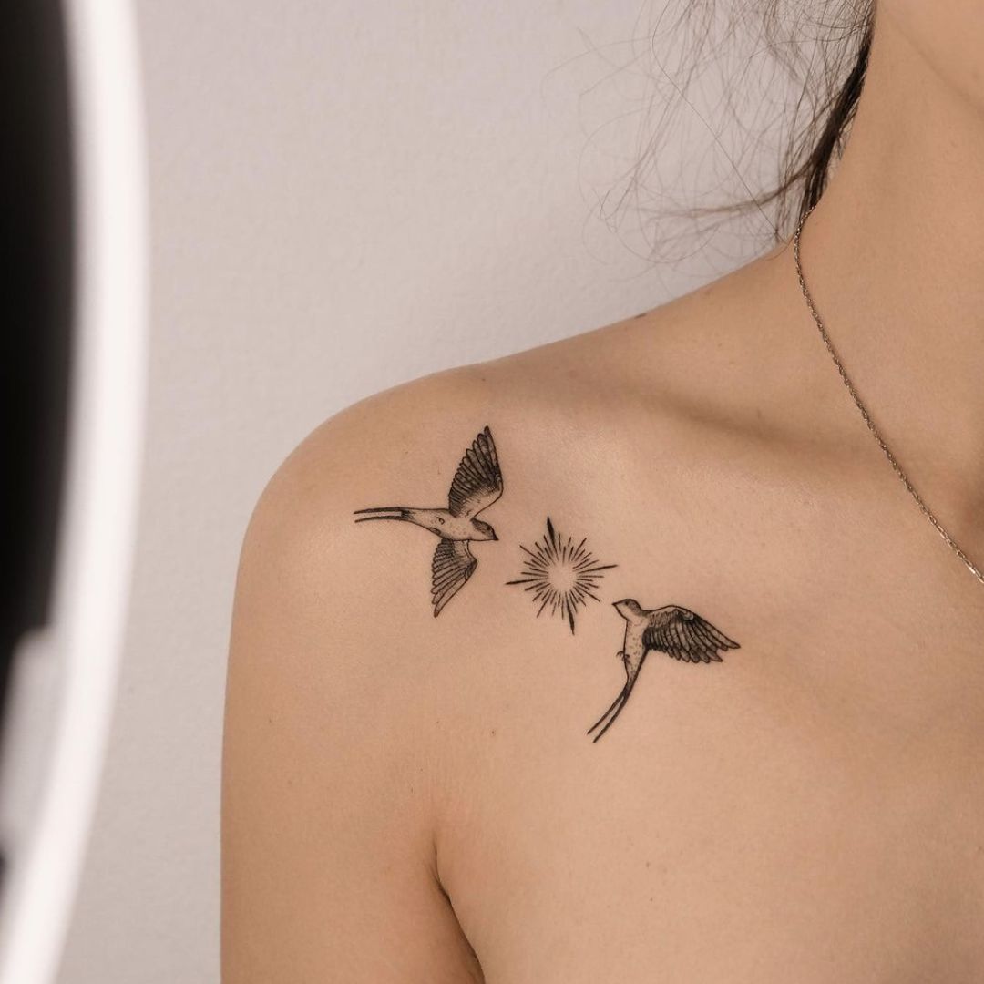 Tattoos for women - Temporalis