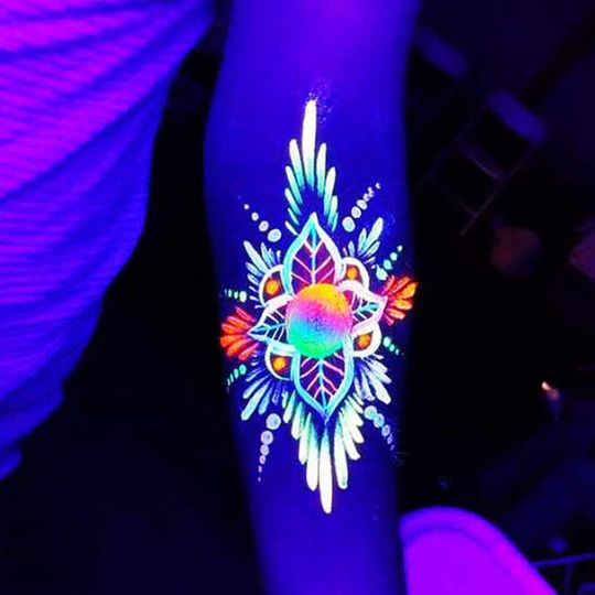 Custom Glow Tattoo