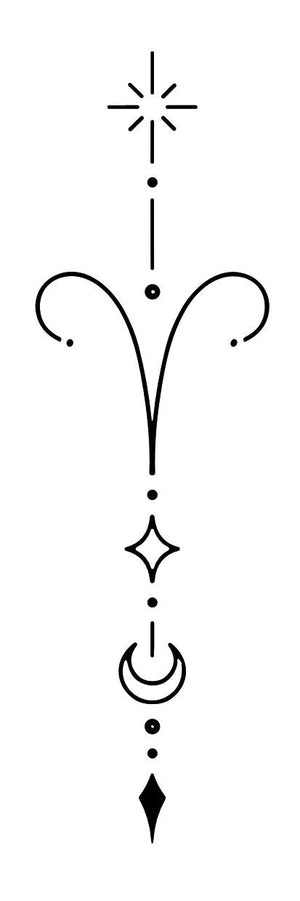 Aries celestial zodiac sign 1 - Temporalis