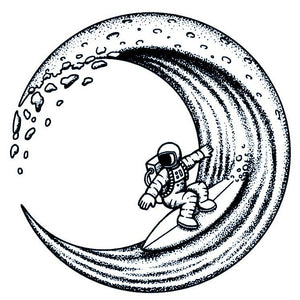 Astronaut surfing the moon 2 - Temporalis