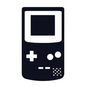 Black Retro Gameboy Console 1 - Temporalis