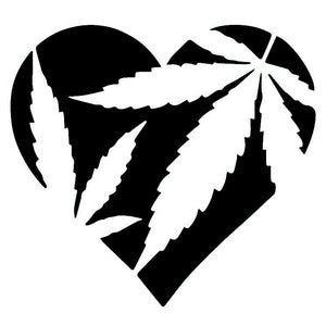 Cannabis Leaf Heart 2 - Temporalis