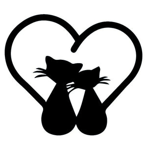 Cat Couple in Heart 2 - Temporalis