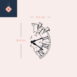 Cracked Roman Clock 2 - Temporalis