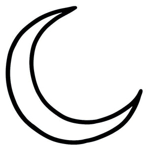 Minimalist Crescent Moon 2 - Temporalis