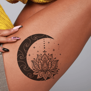 Crescent Moon Lotus 1 - Temporalis