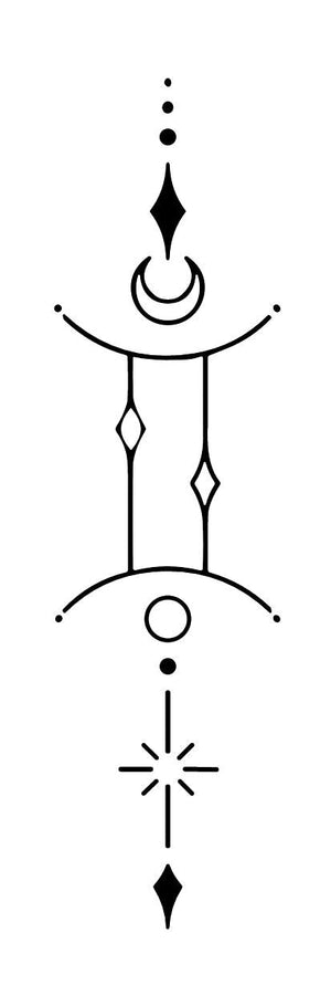 Gemini celestial zodiac sign 1 - Temporalis