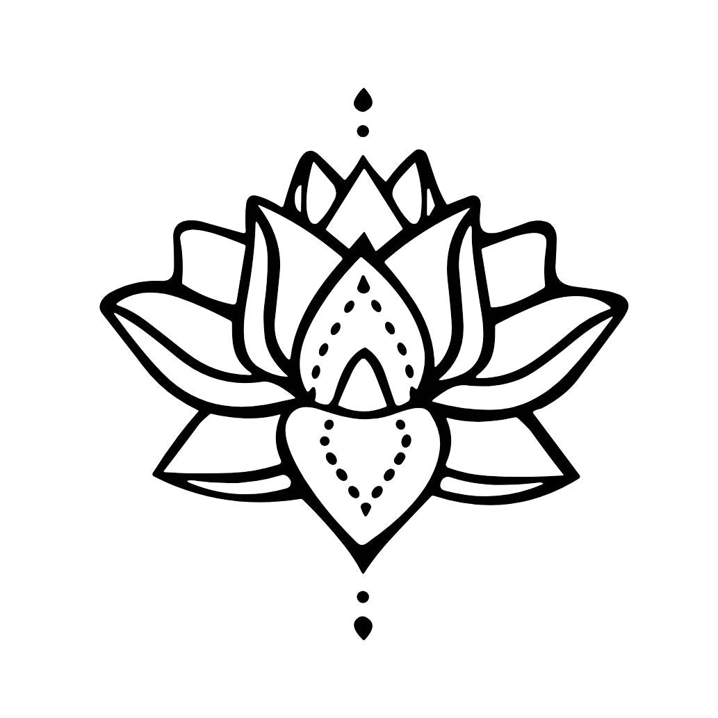 Lotus Blossom Emblem 1 - Temporalis