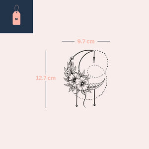 Lunar Blooms Crescent 2 - Temporalis