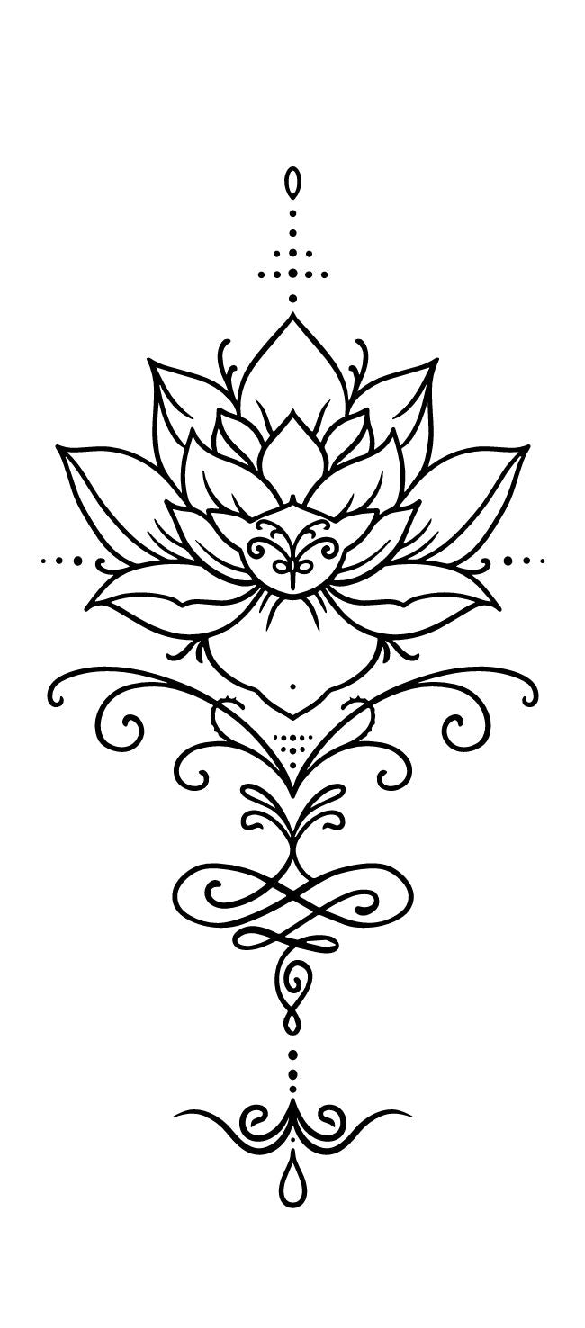 Mandala Lotus Ornament 2 - Temporalis