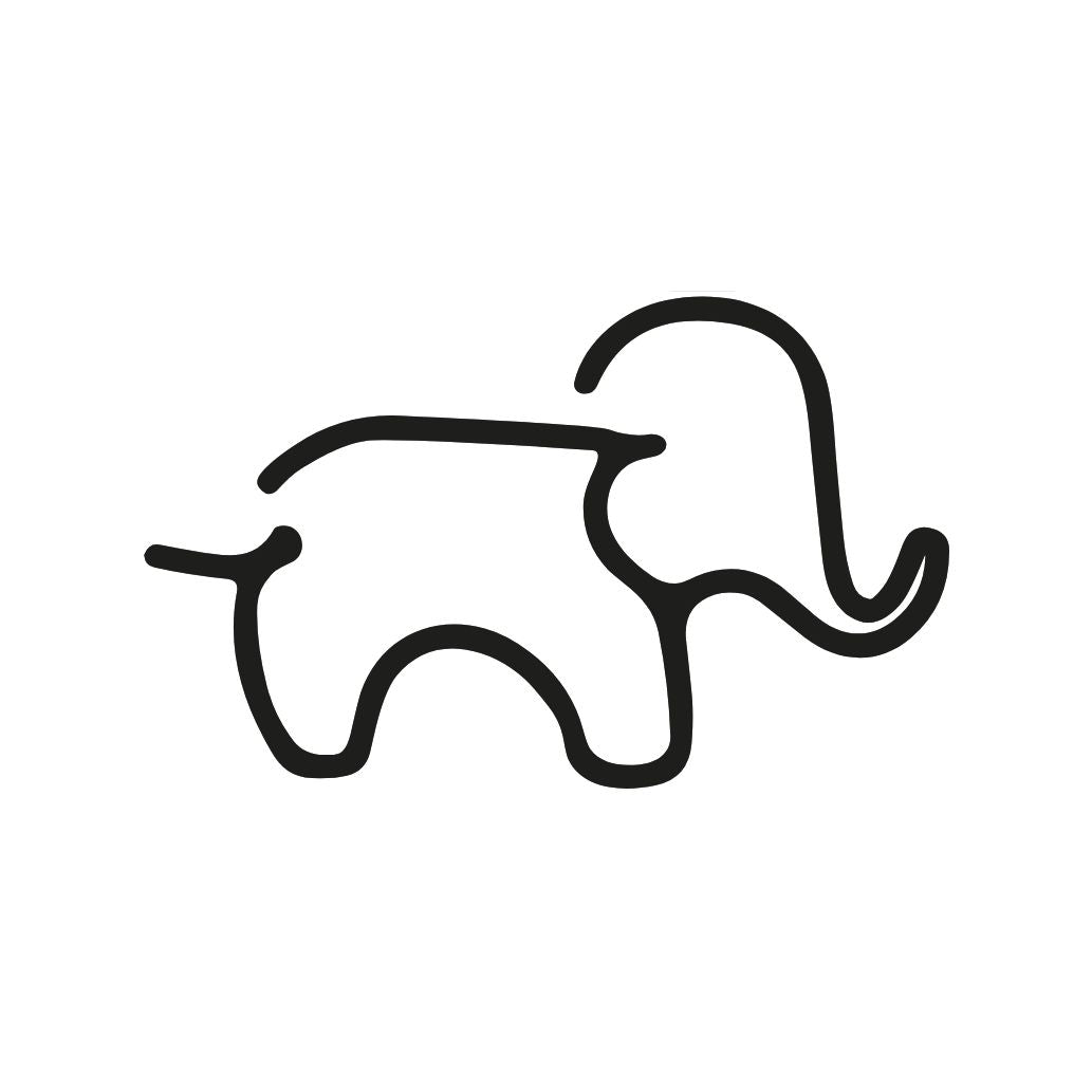 Minimalist Elephant 1 - Temporalis