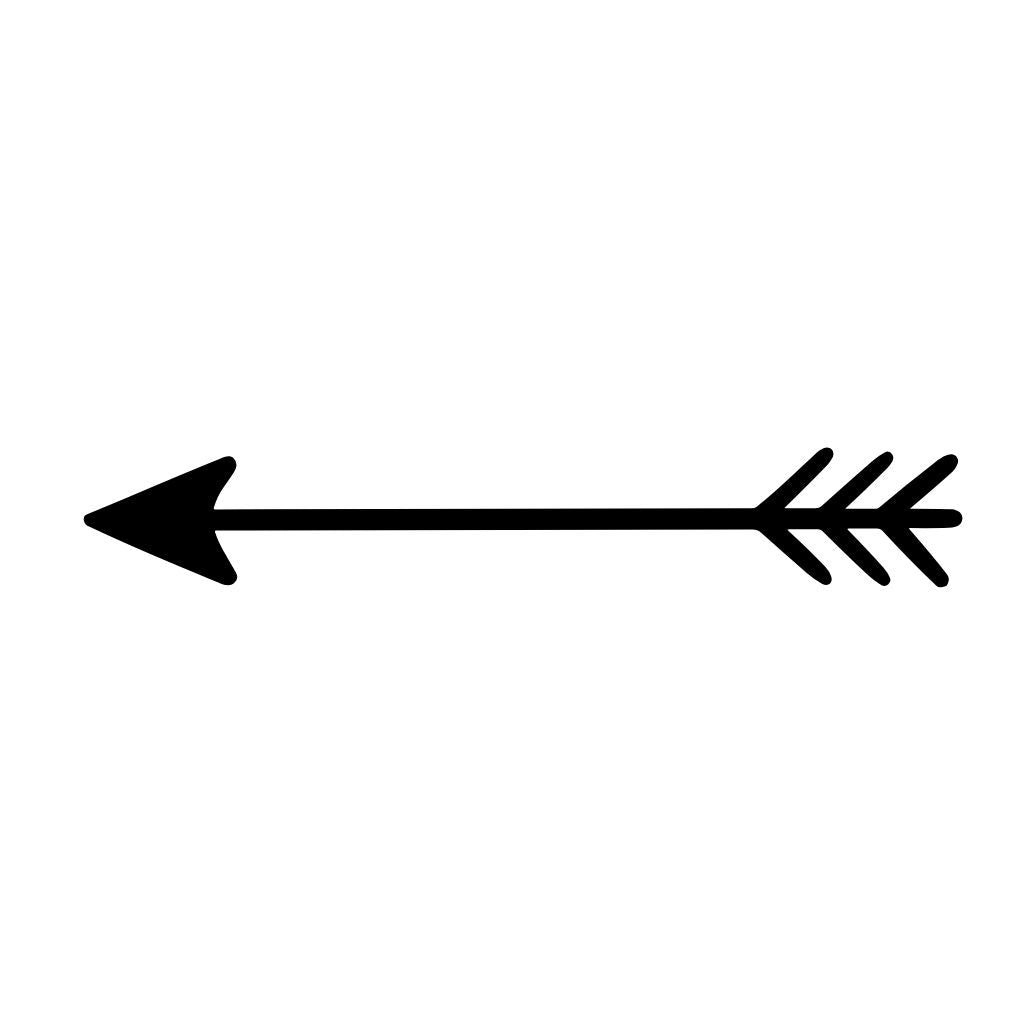 Minimalist Indian Arrow 1 - Temporalis