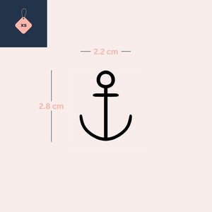 Nautical Anchor Symbol 3 - Temporalis