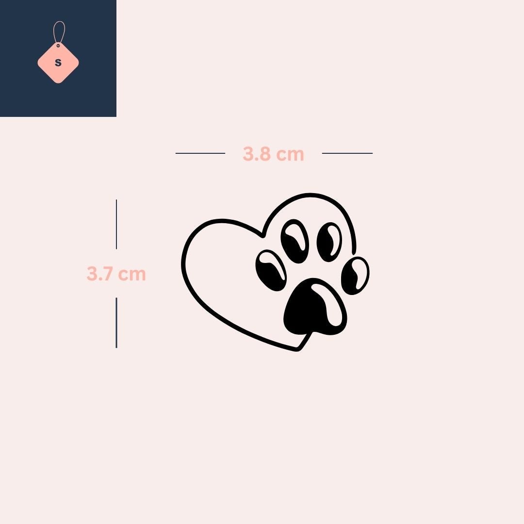 Pawprint Love Emblem 4 - Temporalis