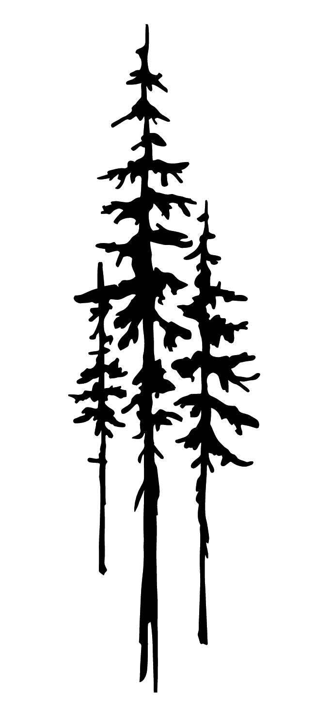 Pine Silhouettes 1 - Temporalis