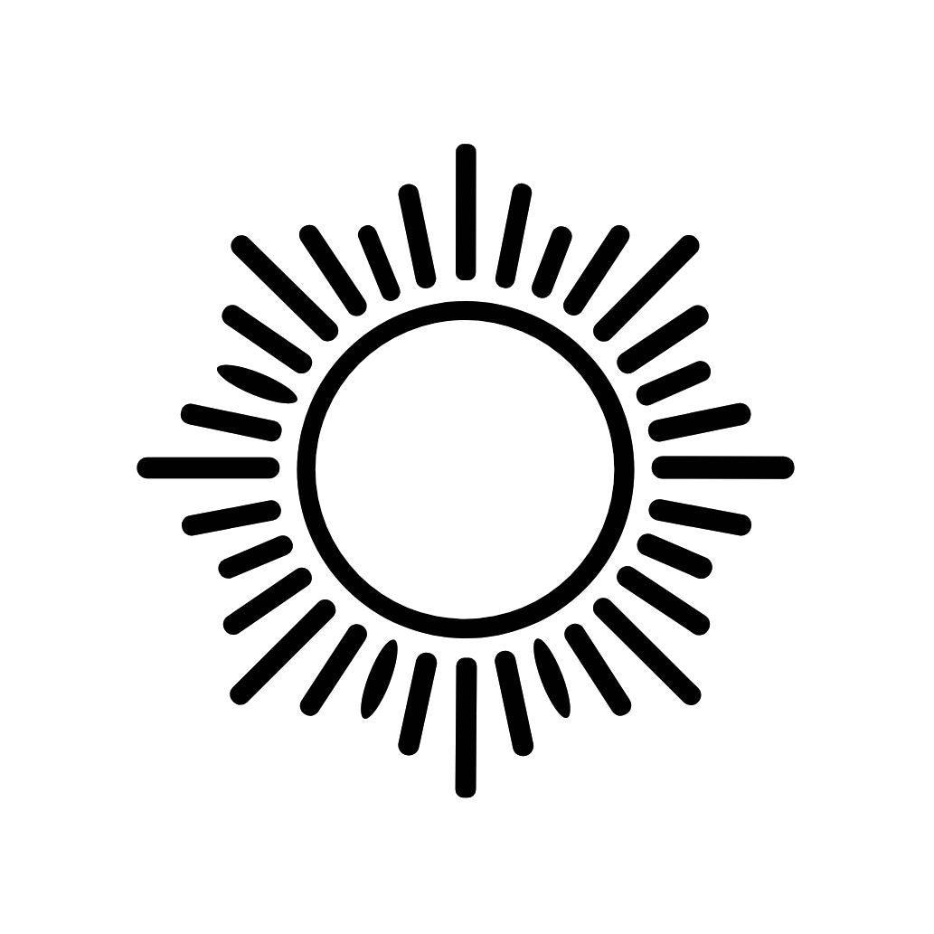 Radiant Sunburst Icon 1 - Temporalis