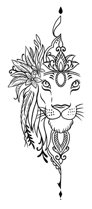 Regal Mandala Lion 1 - Temporalis