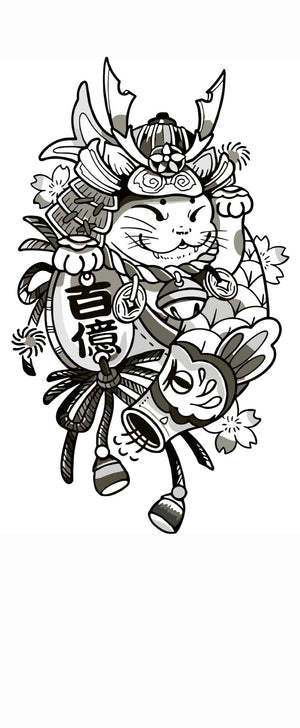 Samurai Maneki - neko 1 - Temporalis