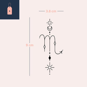 Scorpio celestial zodiac sign 3 - Temporalis