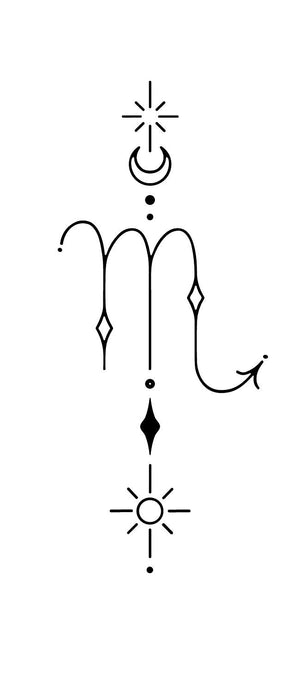 Scorpio celestial zodiac sign 1 - Temporalis