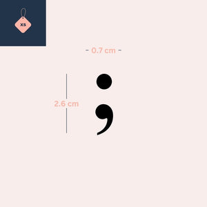 Semicolon Symbol 3 - Temporalis