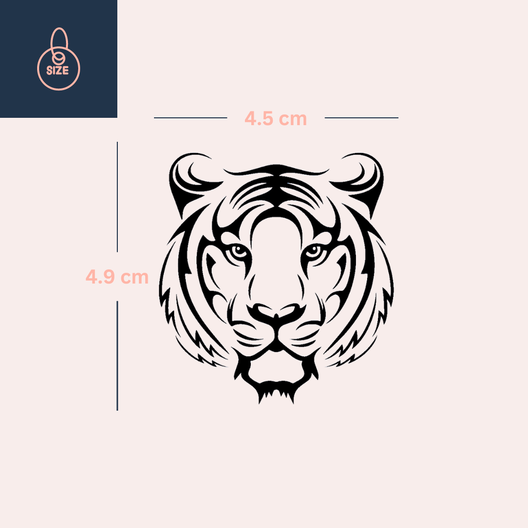 Tiger Head 4 - Temporalis