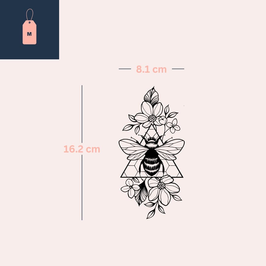 Triangle Floral Honeycomb 2 - Temporalis