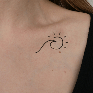 Wave with Sun 1 - Temporalis