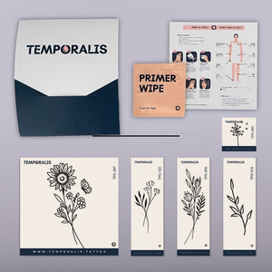 Wild Flower - Tattoo Kit (5 tattoos) 2 - Temporalis