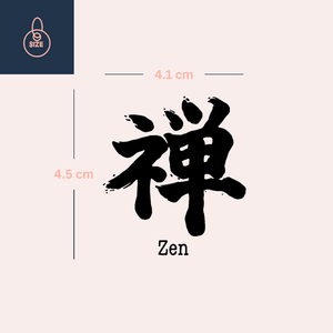 "Zen" Kanji 4 - Temporalis